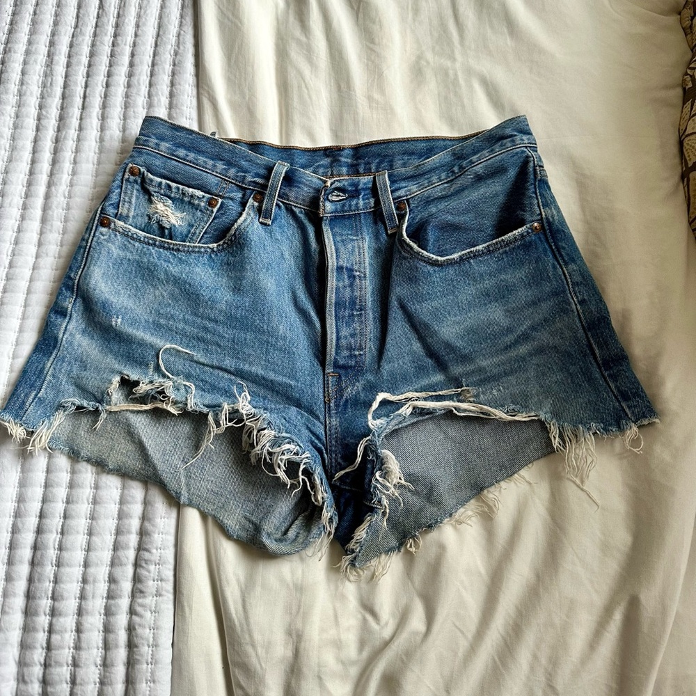 Levi’s Denim High Waisted Shorts